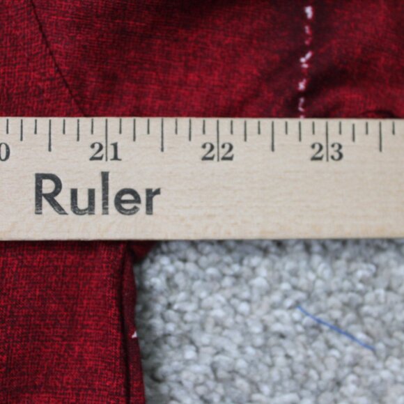 Wrangler AOP Polo Shirt Mens 2XL XXL (18-20) Red Horns All Over Print Cotton S/S - Picture 8 of 10